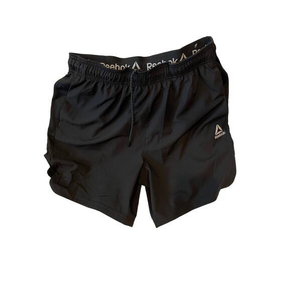 Reebok Black Training Fit Shorts Mens L - Picture 1 of 3